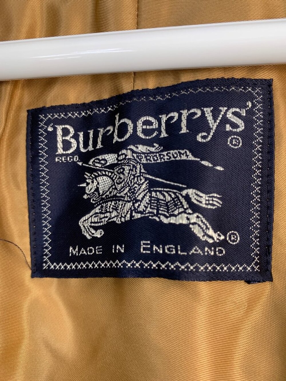 Vintage 80s Burberrys Trench All Weather Womens 10 Long Wool Liner England - Picture 8 of 16